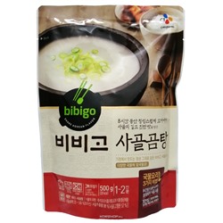 Суп-бульон наваристый на говяжьей кости Bibigo CJ, Корея 500 г (1-2 порц.) Акция
