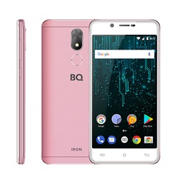 Смартфон BQ S-5007L Iron LTE Rose Gold 5,0" IPS,16Gb,Fingerpr,цвет розовое золото