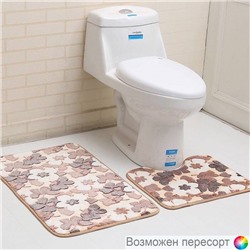Набор ковриков для ванной и туалета (2 пр.) арт. 838795