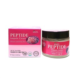 [EKEL] Ампульный крем  с пептидами антивозрастной Peptide Ampule Cream , 70 мл