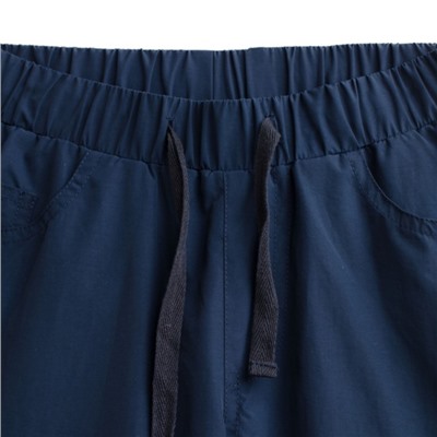 Тёмно-синие утеплённые брюки для мальчика, рост 98 см