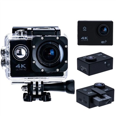 Экшн Камера H12R 4К 1080 FULL HD Wi-Fi+пульт
