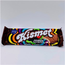 Батончик шоколадно-вафельный Kismet Remix с начинкой со вкусом грейпфрута и лакрицы 55г