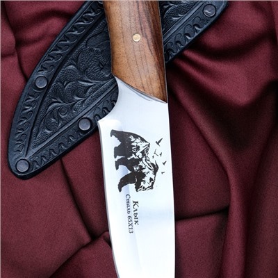 Нож Клык, нержавеющая сталь марки 65х13, 26х1,5 см, длина клинка 14,5 см МИКС