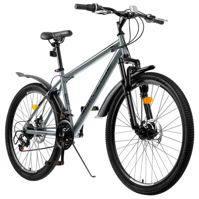 Велосипед 26" Progress модель Advance Disc RUS, цвет серый, размер рамы 17"