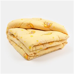 Одеяло стёганное, размер 110*140 см, цвет бежевый МИКС К32