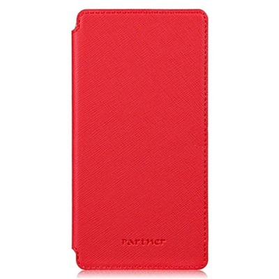 Чехол Partner Book-case 4,2", красный  (размер 6.9*13.0 см)