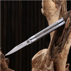 Нож-бабочка "Буратино" сталь - 420, рукоять - сталь, 19 см 6630475