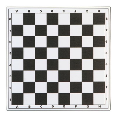 Шахматное поле, виниловое 30х30 см