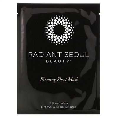 Radiant Seoul, повышающая упругость тканевая маска, 1 шт., 25 мл (0,85 унции)