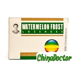 Таблетки для рассасывания от ангины "Watermelon frost" (Xiguashuang Runhou Pian)
