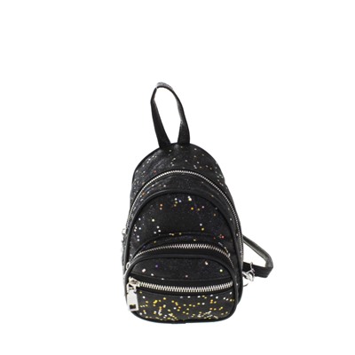 Маленький рюкзак Stardust_Miniature черного цвета.