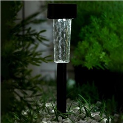 Садовый светильник на солнечной батарее «Трапеция», 5 × 34 × 5 см, 1 LED, свечение белое