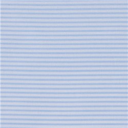 Мерный лоскут бязь плательная 150 см 8084 Полоса цвет голубой