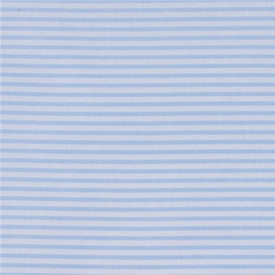 Мерный лоскут бязь плательная 150 см 8084 Полоса цвет голубой