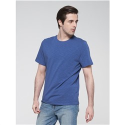 Фуфайка (футболка) мужская 201-13004; ХБ19-4030 индиго