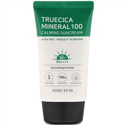 Some By Mi, Успокаивающий солнцезащитный крем Truecica Mineral 100, SPF 50+ PA++++, 50 мл (1,69 жидк. унции)