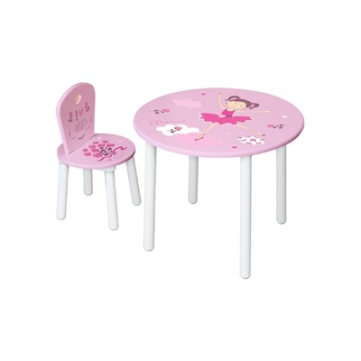 Стул для комплекта детской мебели Polini Kids Fun 185 S, «Балерина», розовый
