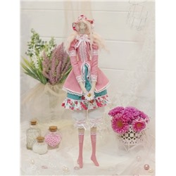 Интерьерные куклы - Ш108 Набор для шитья и рукоделия "Леди Амелия"
