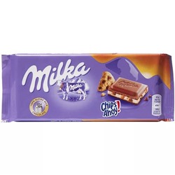 Шоколад Milka&Chips Ahoy                           100 гр (плитка) (Германия) арт. 816173