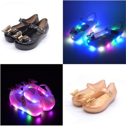 Резиновые сандалии с LED подсветкой ММ036