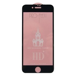 Защитное стекло iPhone 7 Plus/8 Plus (черный) HD+ тех.упаковка
