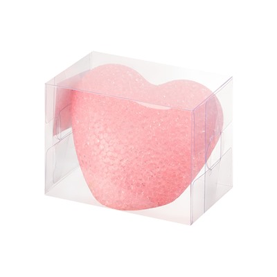 Светильник настольный 11,5*8*8,5 см "Сердце розовое" с белой подсветкой