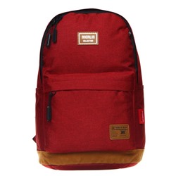 Рюкзак молодёжный, Merlin, 43 x 30 x 18 см, эргономичная спинка, красный