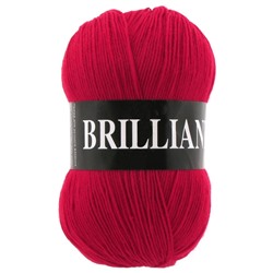 Vita. Бриллиант (Brilliant) пряжа для ручного вязания  (4968 красный) 562705 МТ