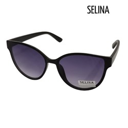 Солнцезащитные женские очки  SELINA чёрные
