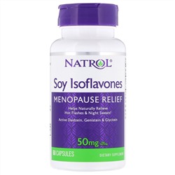 Natrol, Изофлавоны сои, 50 мг, 60 капсул
