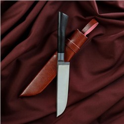 Нож Корд Куруш - Чирчик, граб черный, сухма, пуговица, гарда олово. У8 (11-12 см)