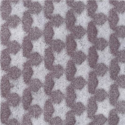 Плед «Звездопад» цвет св-серый 80×100 см, пл. 210 г/м², 100% п/э