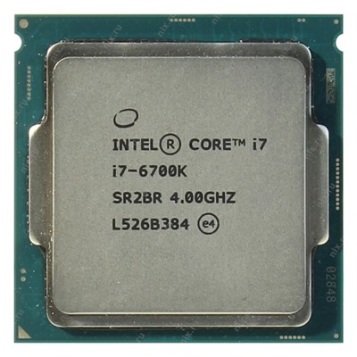 Процессор Intel Core i7 6700K Soc-1151 (BX80662I76700K S R2L0), 4GHz, Box