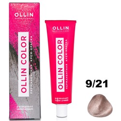 Перманентная крем-краска для волос  COLOR 9/21 OLLIN 60 мл