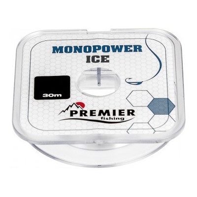 Леска Premier Fishing Monopower Ice 0,30мм 30м Clear Nylon PR-MI-T-030-30