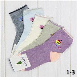 Детские носочки с мороженым 1-3 размер 12 пар