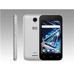 Смартфон BQ S-4028 UP! Silver 2sim, 4,0" TFT, 800*480, 8Gb, 512Mb RAM, 5Mp+2Mp
