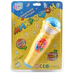 Музыкал. игрушка микрофон Play Smart, PVC 26*19см, арт. 7043.