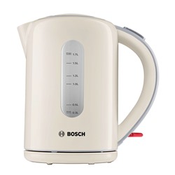 Чайник электрический Bosch TWK7607, 2200 Вт, 1.7 л, бежевый