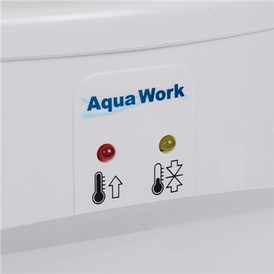 Кулер для воды Aqua Work 720-T, только нагрев, настольный, 500 Вт, белый