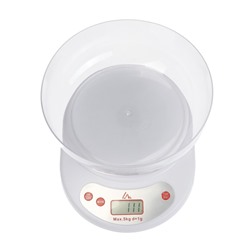 Весы кухонные Luazon LV 504, электронные, до 5 кг, МИКС