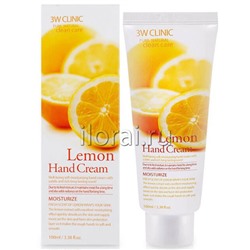 Крем для рук увлажняющий с экстрактом ЛИМОНА Lemon Hand Cream 3W CLINIC
