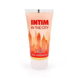 Гель-смазка INTIM in the city Hot, на водной основе, разогревающая, имбирь, 60 мл