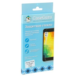 Защитное стекло CaseGuru для iPhone 7 Plus Full Screen White, 0,3 мм, белое