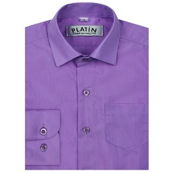 Рубашка Platin сиреневого цвета длинный рукав для мальчика