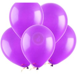 Шар латексный 12" Цвет фиолетовый, пастель