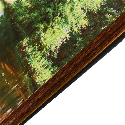 Картина "Лесной причал" 28х38 см