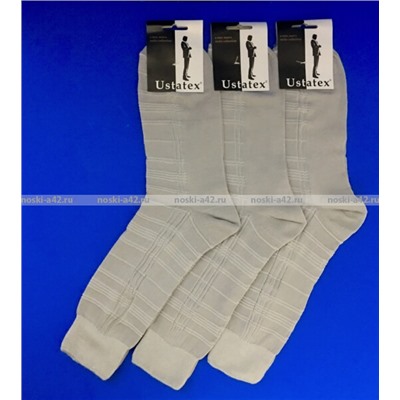 ЮстаТекс носки мужские 1с6 серые 10 пар