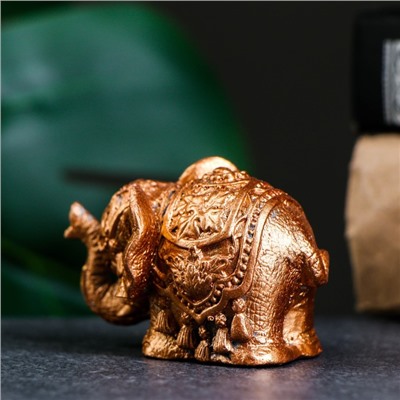 Фигура "Индийский слоненок" золото, 4см